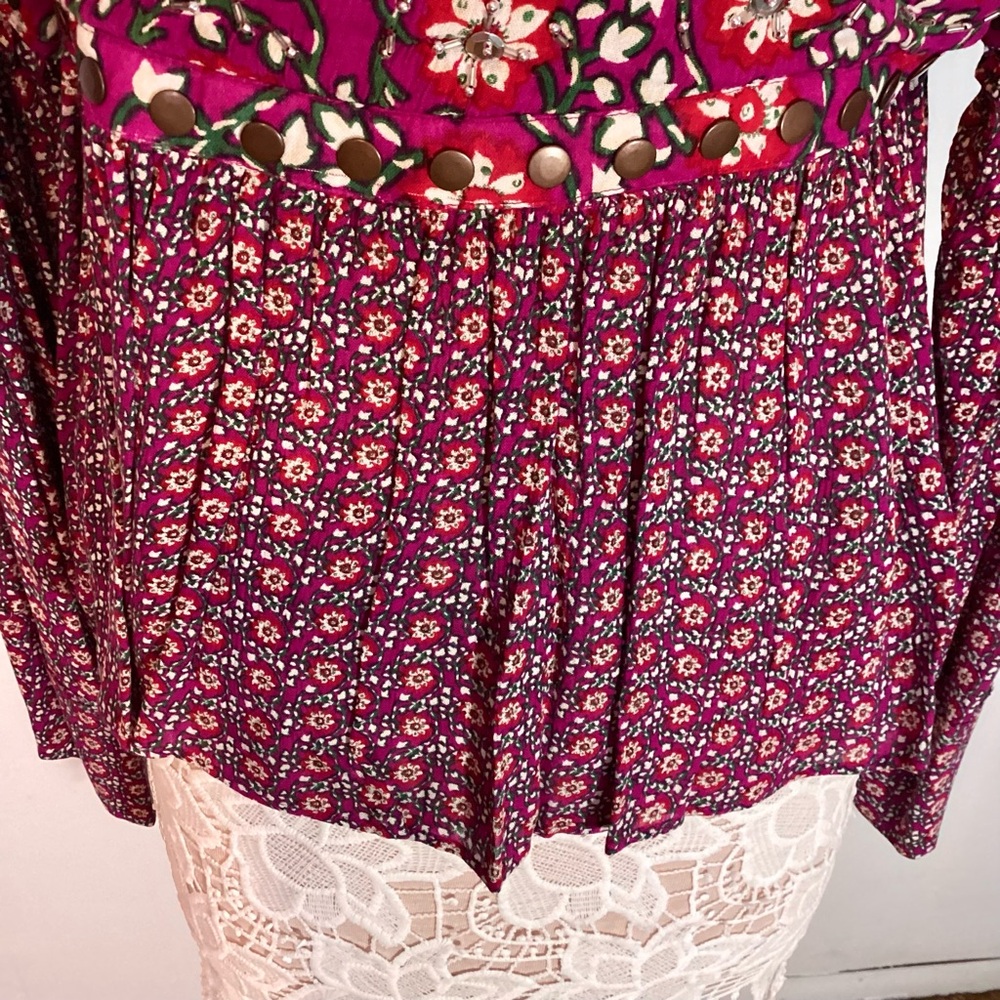 Free People Boho Jacket Floral - Picture 4 of 9